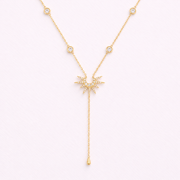 Estella Sun Lariat Necklace