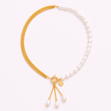 Auren Mixed Lariat Necklace