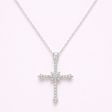 Velin Cross Pendant Necklace