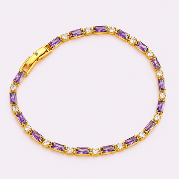 Prisma Amethyst Tennis Bracelet