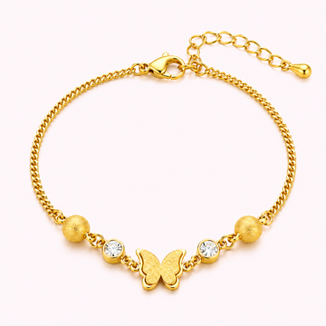 Flora Butterfly Chain Bracelet