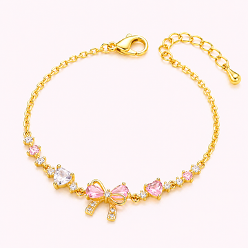 Lumen Rose Tie Chain Bracelet