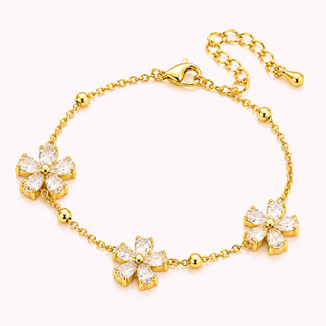 Flora Sunflower Chain Bracelet