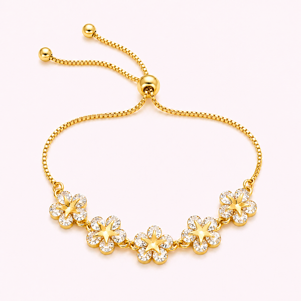 Stella Flower & Star Chain Bracelet