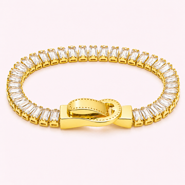 Lumen Buckle Clasp Tennis Bracelet