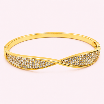 Lumen X Shape Bangle Bracelet