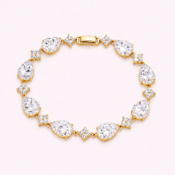 Lumen Teardrops Tennis Bracelet