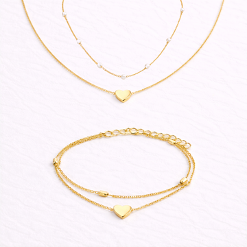 Auren Multilayer Pearl Duo Set