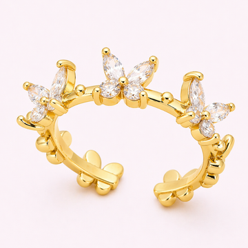 Flora Butterfly Ring